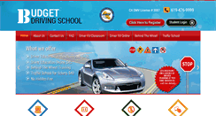 Desktop Screenshot of budgetdrivingschoolonline.com